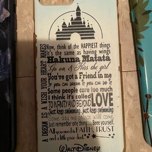 iPhone cases some are Disney some are kate spade